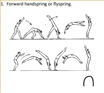 Forward handspring or flyspring.