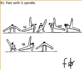 Flair with ½ spindle.