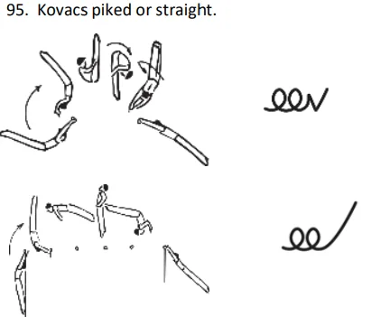 Kovacs piked or straight.