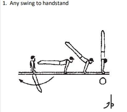 Any swing to handstand