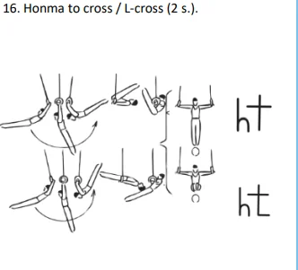 Honma to cross / L-cross (2 s.).