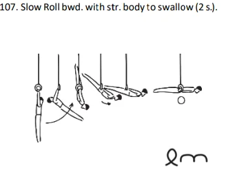 Slow Roll bwd. with str. body to swallow (2 s.).