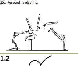 Forward handspring.