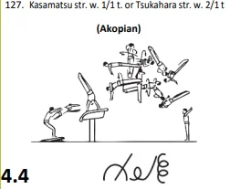 Kasamatsu str. w. 1/1 t. or Tsukahara str. w. 2/1 t