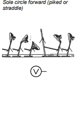 Sole circle forward (piked or straddle)